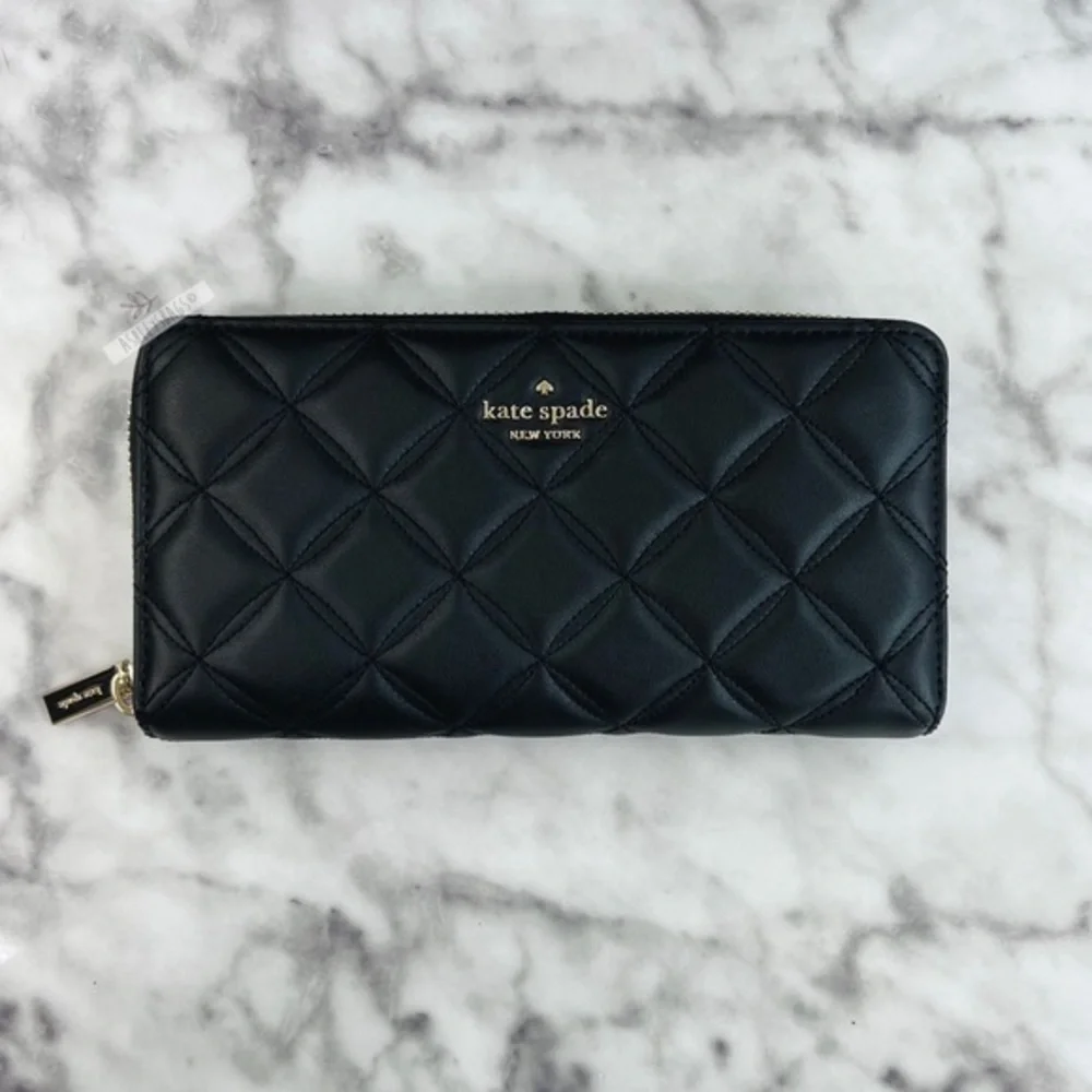 Kate Spade Natalia Quilted Smooth Leather Large Continental Wallet - Picture 1 of 4